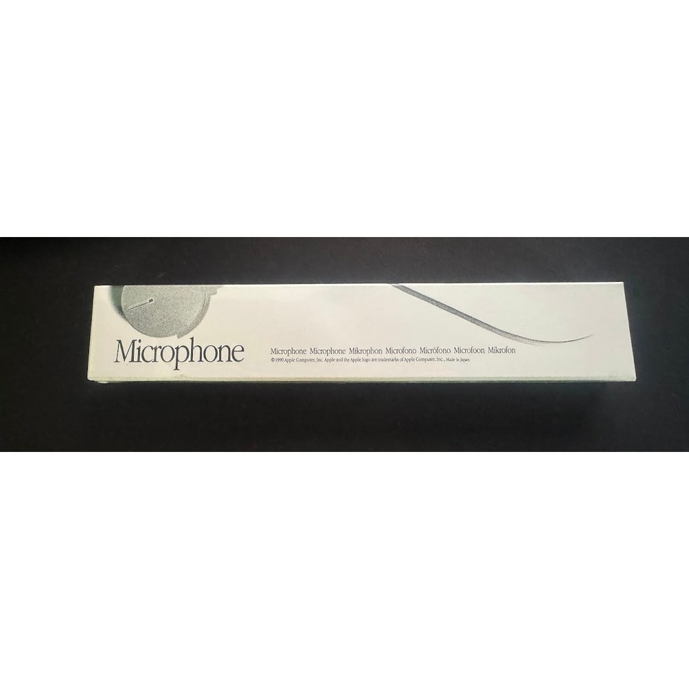 Sealed vintage 1990‎ Apple Mac Computer Microphone Freestanding wired audiojack!